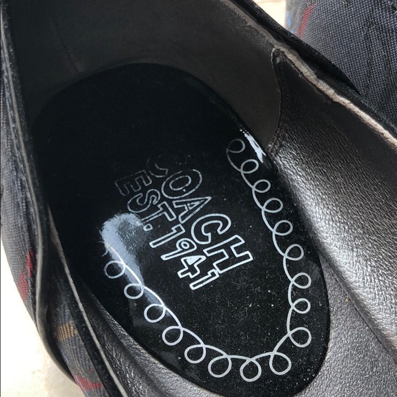 Coach Poppy Plaid Flats - Picture 2 of 5